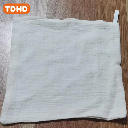 TDHD 5PCS Baby Towels – Soft Cotton Muslin Squares for Newborns, Infant Hand, Bath, Shower, and Face Use
