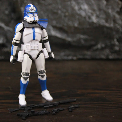 Star Wars 6" Action Figures – 501st Legion ARC & ARF Troopers, Rex, Jesse, Bane, Denal, Tup, Dogma Clone Toy