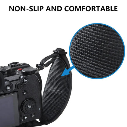 Leather Hand Grip Wrist Strap – DSLR Camera Strap for Nikon & Canon (Not for Flip Screen Cameras)