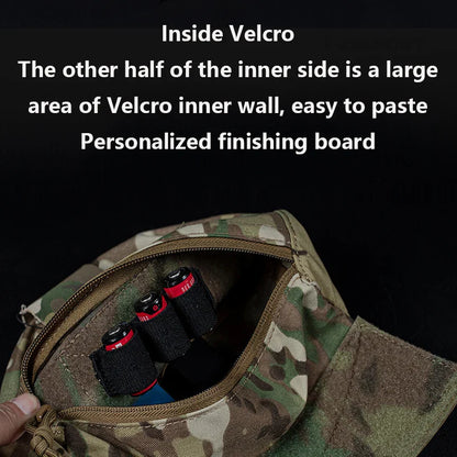Outdoor Tactical JPC/CPC Vest – Large FC Sub-Pouch with Expanded Lower Belly MOLLE Tactical Chest Pouch