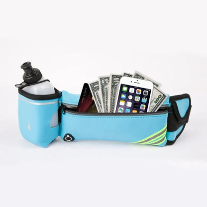 Waterproof Running Waist Bag - Sports Fanny Pack for Men & Women with Phone & Hydration Storage