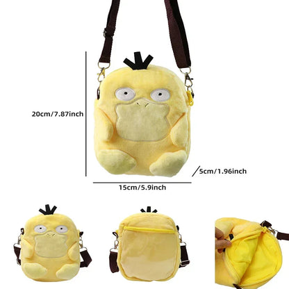 Pokemon Plush Backpack – Gengar, Mimikyu, Snorlax, Rowlet, Lucario & Charmander Anime Shoulder Bag Dolls