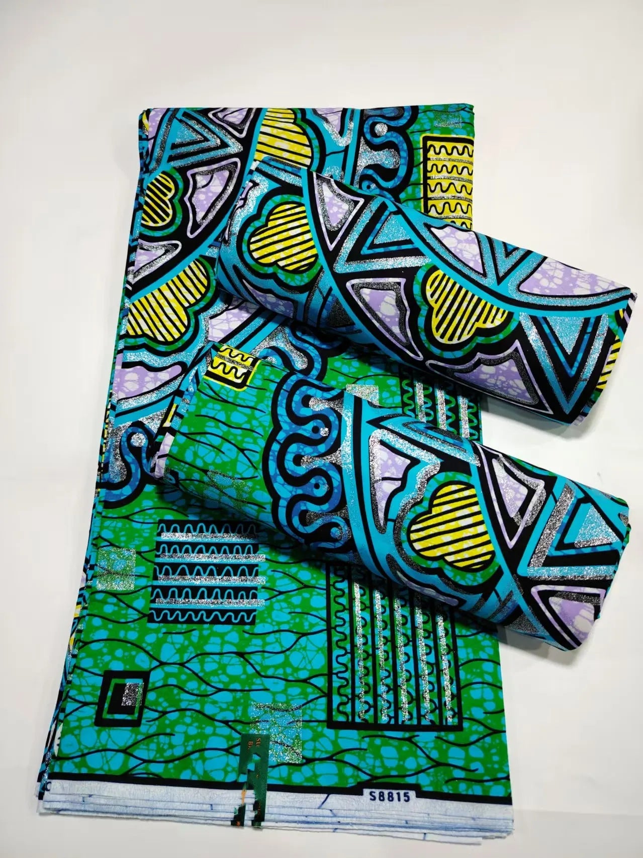 Original African Wax Print Fabric - 6 Yards 100% Cotton Nigerian Ankara Sewing Material