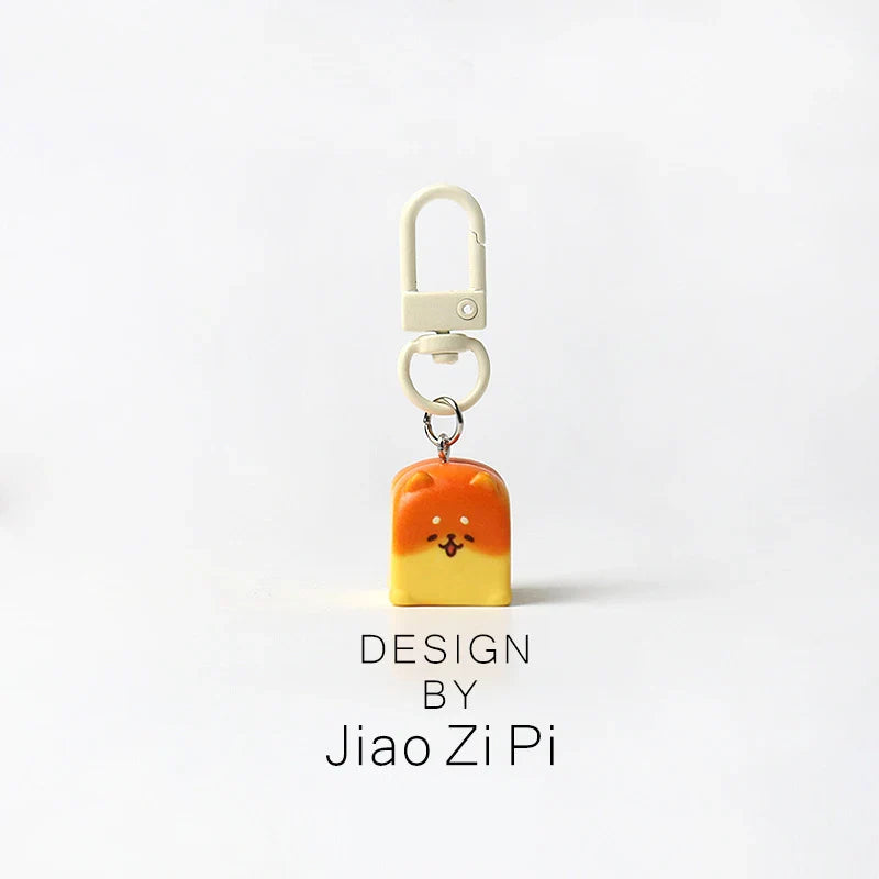 Chikawa Dessert Bread Keychain – Hachiware Usagi Rabbit Cute Foodie Backpack Pendant Accessory