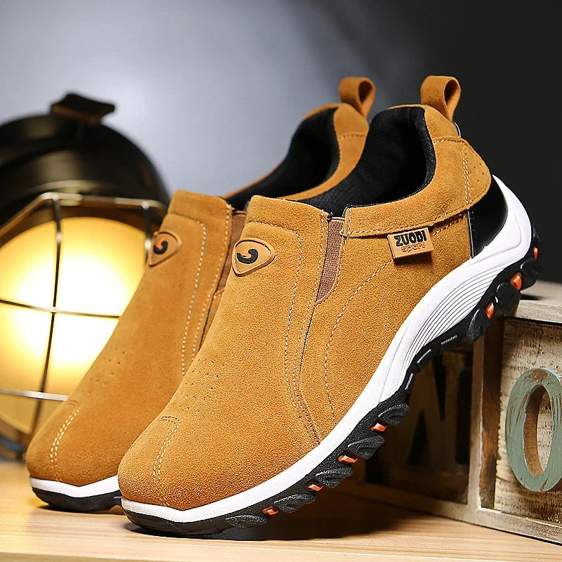 Men’s Non-Slip Hiking Shoes - Wear-Resistant Casual Sports Sneakers for Outdoor Walking and Daily Comfort