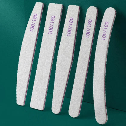 Nano Glass Nail File - Transparent Crystal Nail Polishing and Shining Tool for Smooth Nail Care