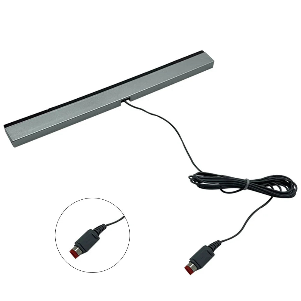 Nintendo Wii Motion Sensor Bar - Wired IR Receiver with Extension Cable for Remote Controller