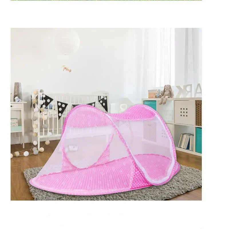 Portable Baby Mosquito Net Bed - Foldable Newborn Travel Sleep Tent for Infants 0-3 Years