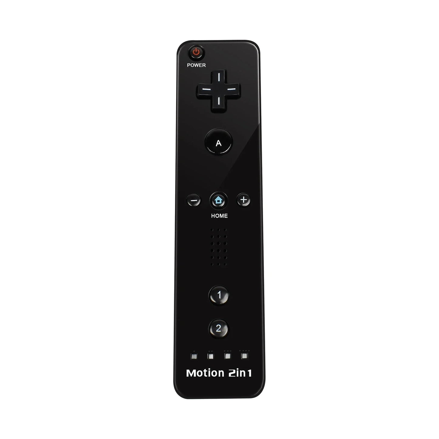 2-in-1 Nintendo Wii Controller Set | Wireless Remote Gamepad with Motion Plus Joystick & Silicone Case