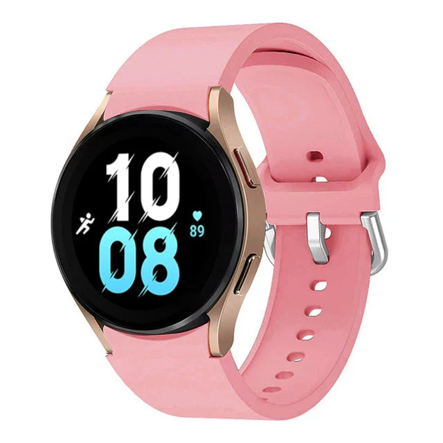 Silicone Replacement Strap for Samsung Galaxy Watch – Sport Bands for Watch 4, 5, 6, 7 (40-47mm)