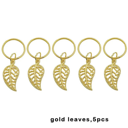 Mixed Color Hair Braid & Dreadlock Charms - Beads, Cuffs, Rings & Clips Set (5–50 Pieces)
