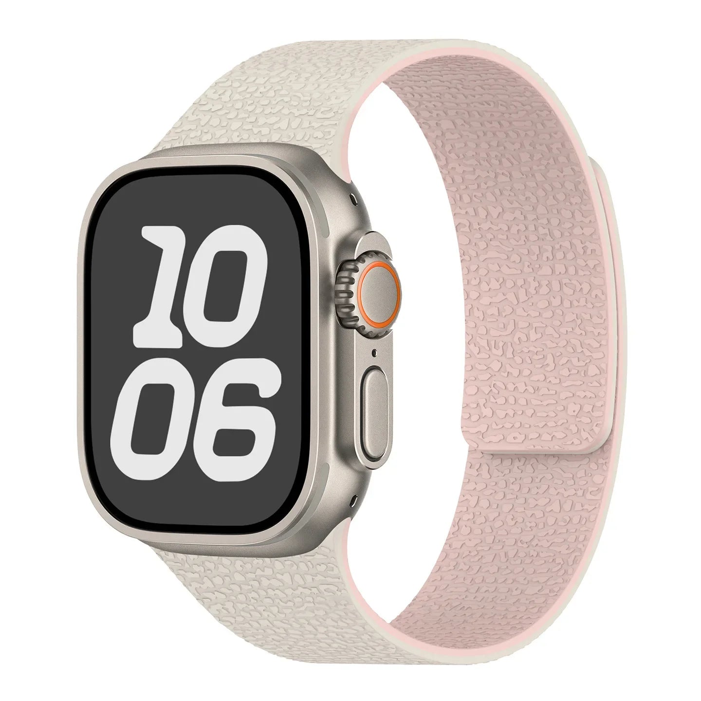 Silicone Magnetic Strap for Apple Watch - Adjustable Band for 49mm/46mm/45mm/44mm/42mm/41mm/40mm Series Ultra, SE & More
