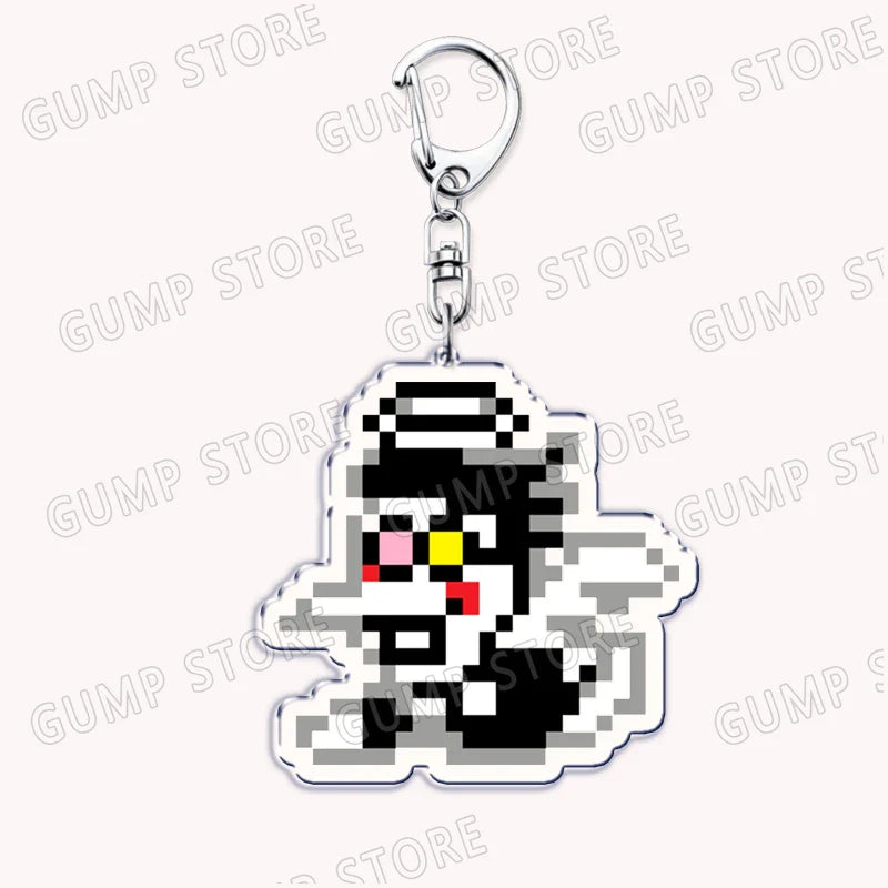 Deltarune & Undertale Keychains – Ralsei, Kris, Susie & Spamton Fan Gaming Accessories