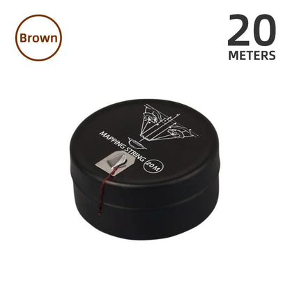 Microblading Eyebrow Mapping String - 10/20M Pre-Inked Brow Mapping Thread for Permanent Makeup Tattoo Design Tool