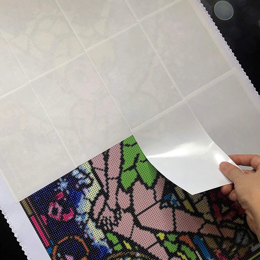 20 Sheets Dustproof Release Paper – Double-Sided Oil Paper for Diamond Painting & Embroidery Accessories