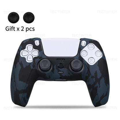 Protective Silicone Cover for PS5 Controller – Anti-Slip Skin Case with Thumb Grips for PS5 Slim Gamepad