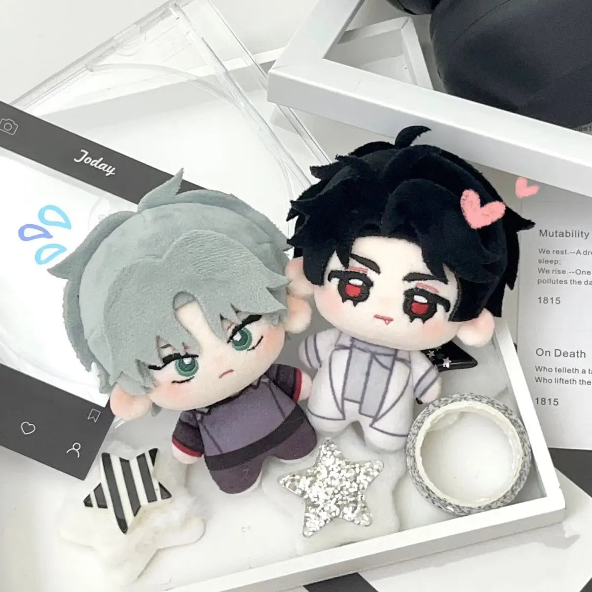 Anime Alien Stage Chibi Plush Keychain – Cute Bag Accessory Keyring Gift for Fans