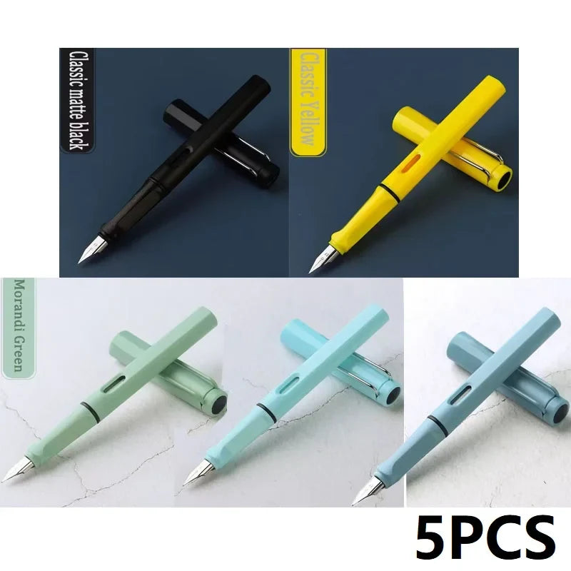 Luxury Calligraphy Fountain Pen - Premium Ink Cartridge Writing Tool for Office, School & Creative Lettering