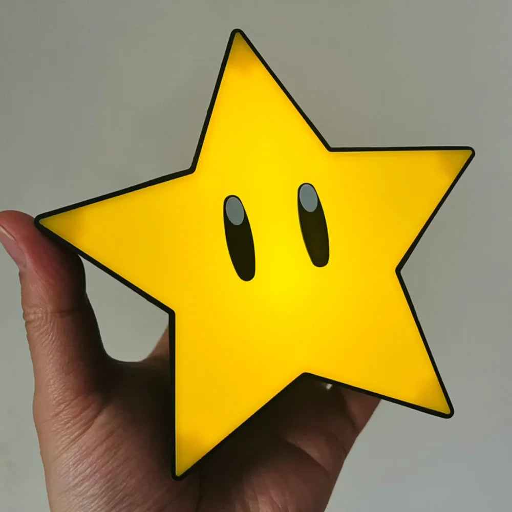 Super Star LED Music Night Light – Sound-Activated USB Desk Lamp, Decorative Light for Gifts, Xmas & Toys