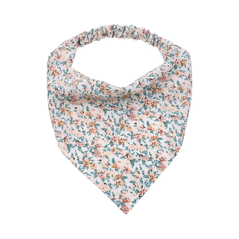 Vintage Boho Suede Headbands for Women – Soft Solid Print Cross Knot Elastic Hairbands & Bandanas for Girls