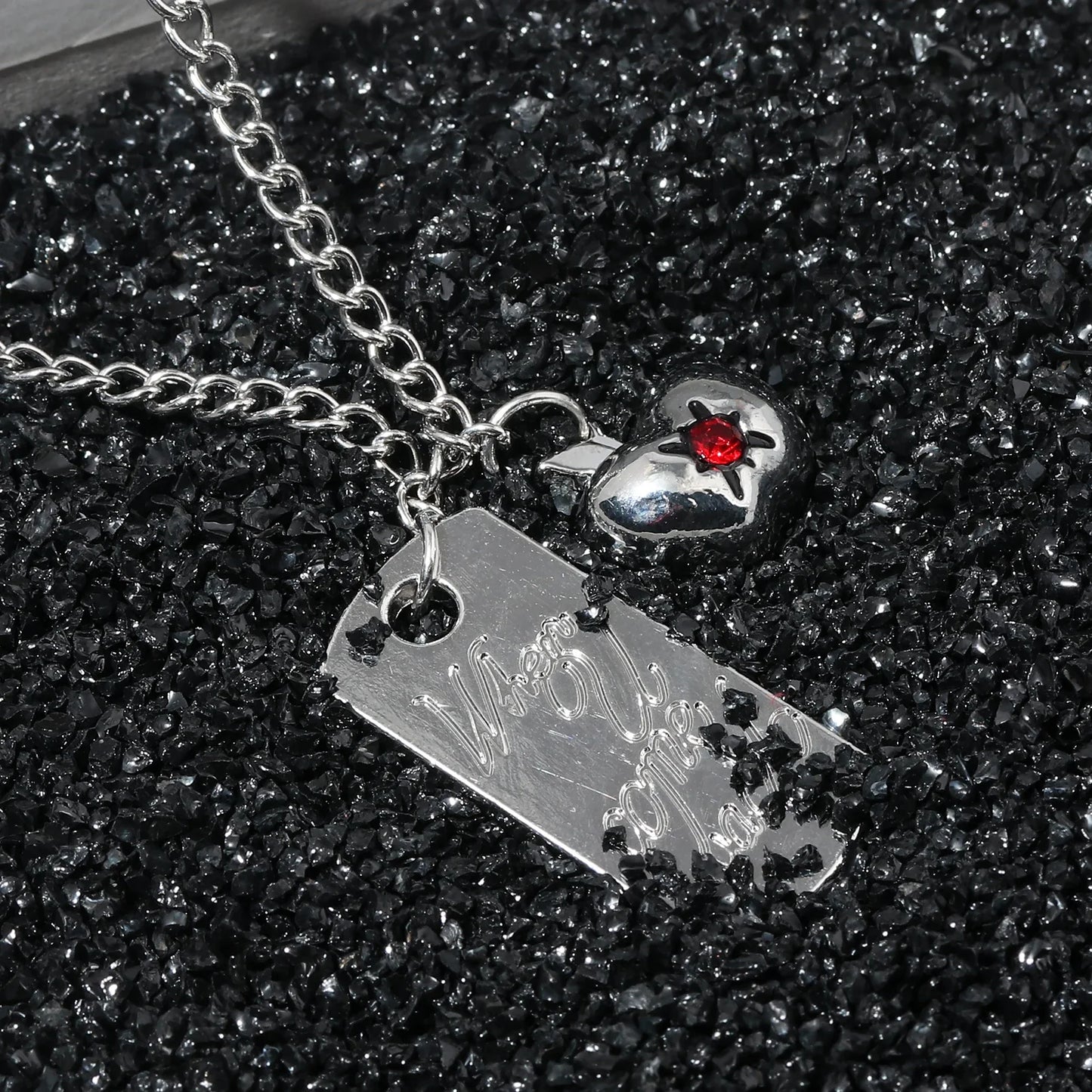 Love and Deepspace Caleb Necklace Set - 2Pcs Game Inspired Pendant & Keychain Jewelry Accessories Gift