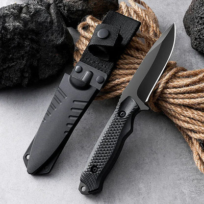 Stainless Steel Sheath Pocket Knife - High Hardness Portable Outdoor BBQ & Utility Cutting Tool