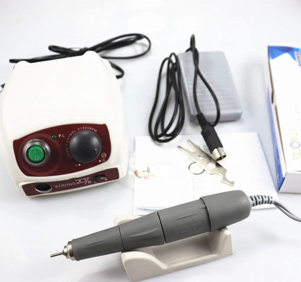50000RPM Electric Nail Drill – 65W Manicure & Pedicure Machine with Handpiece for Nail Art and Filing