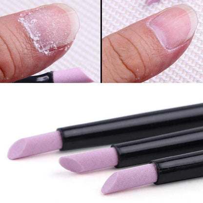 1/5Pcs Nail Art Quartz Grinding Pen - Cuticle Remover Tool for Gel Polish Manicure & Nail Care