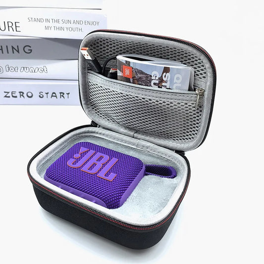 JBL Go 4 Speaker Carry Case - Shockproof Anti-Scratch Travel Protective Storage Bag