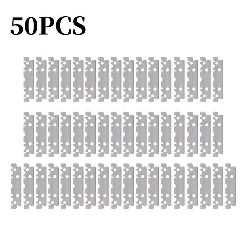 Single-Sided Razor Blades - 30/50/100/200pcs Professional Manual Shaving Blades for Men Barber Grooming Tool