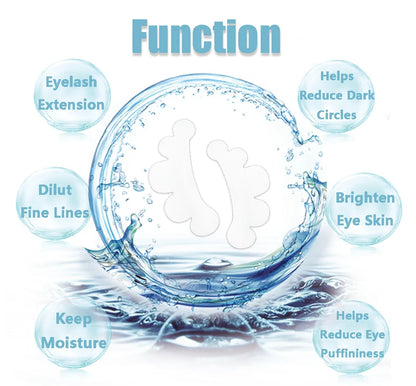 20/50 Pairs Hydrogel Lash Extension Patches | Under Eye Stickers for Grafting & Makeup | Eyelash Extension Tools