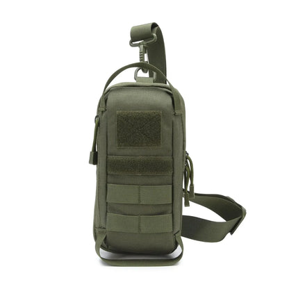 Tactical IWB Concealment Pistol Pouch - MOLLE Shoulder Strap Gun Holster for Glock 17/19, 1911, Taurus G2C, HK USP