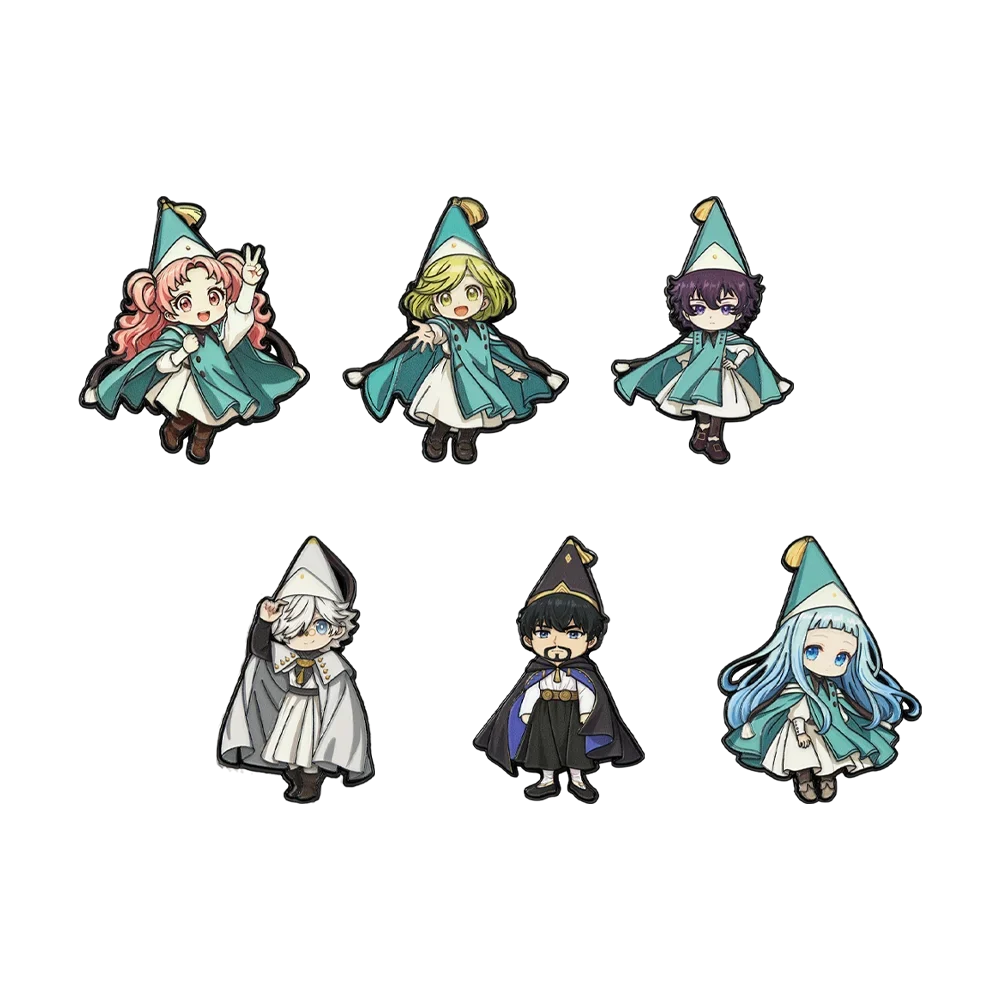 Witch Hat Atelier Enamel Pin Set - 6PCS Chibi Anime Brooch Collection for Backpacks, Bags & Fans