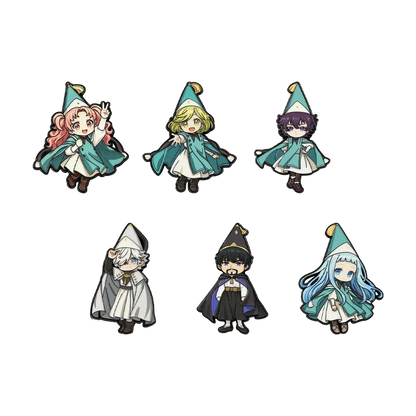 Witch Hat Atelier Enamel Pin Set - 6PCS Chibi Anime Brooch Collection for Backpacks, Bags & Fans