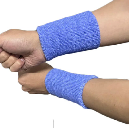 2PCS Sports Wristbands – Tennis & Fitness Sweat Bands for Basketball, Volleyball, Padel with Wrist Guard Cuffs