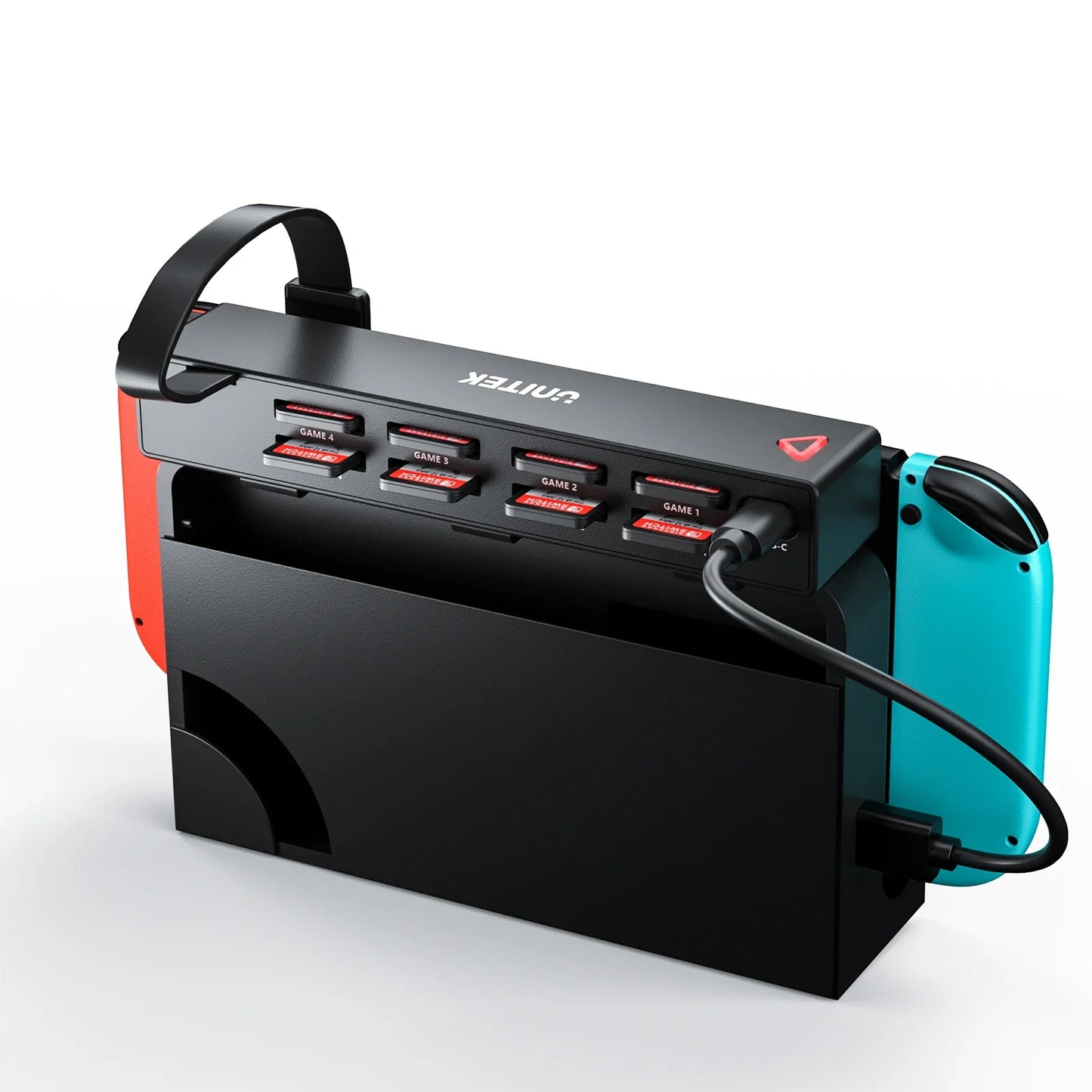 Unitek D1100A Game Card Reader for Nintendo Switch OLED — One-Button Multi-Game Switcher Adapter Accessory