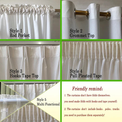 Asazal Linen Blackout Curtains – Luxury Modern Opaque Drapes for Living Room & Bedroom, Full Shading Window Decoration