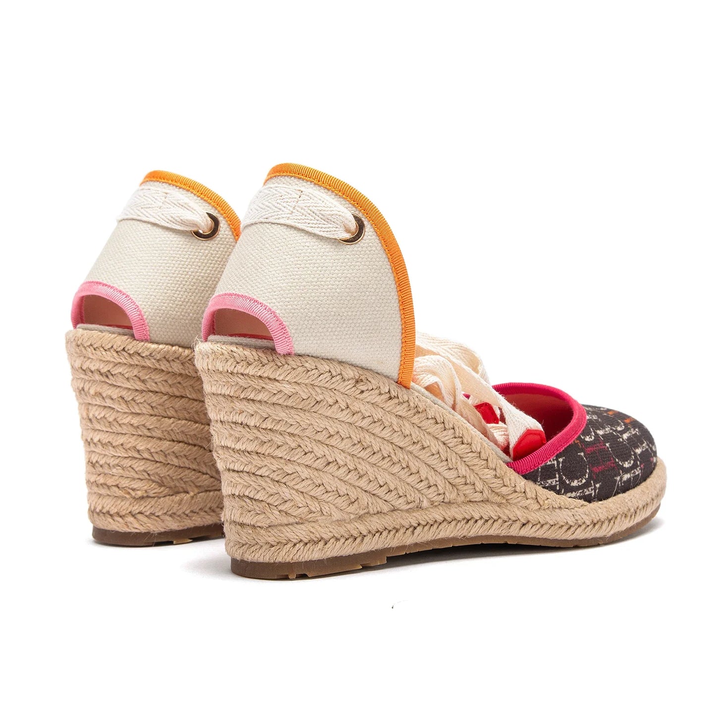 Women’s 8CM Wedge Sandals - Comfortable Breathable Hemp Sole Holiday Beach Shoes