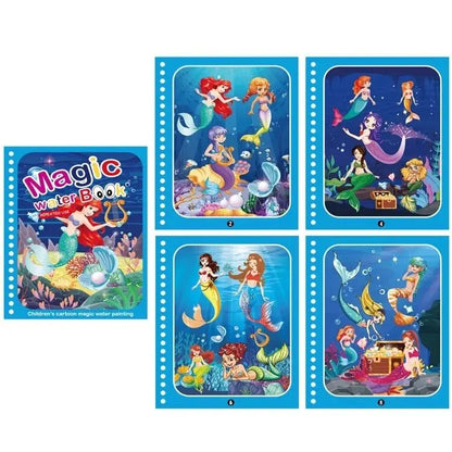 Magical Water Drawing Book – Reusable Montessori Coloring & Sensory Toy for Early Childhood Education