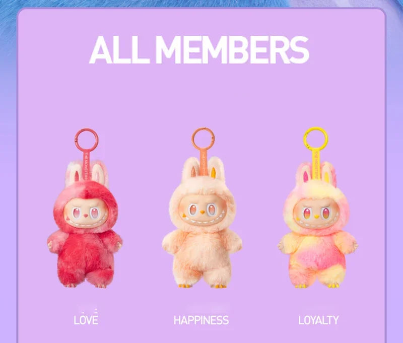 Labubu V3 Monsters Vinyl Plush Keychain — Blind Box Action Figure Pendant