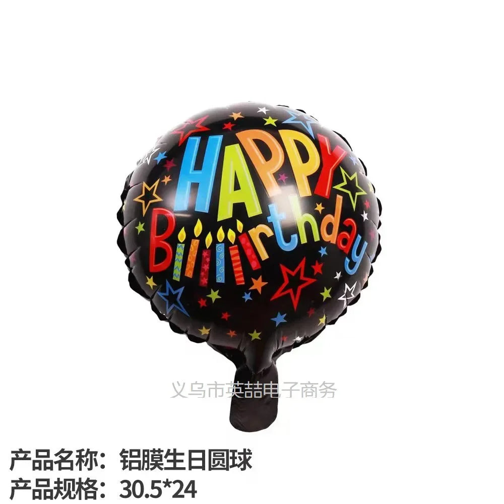 10-Inch Round Love-Shaped Aluminum Foil Balloon – English “Love” Design for Birthday, Valentine’s Day & Wedding Party Decorations