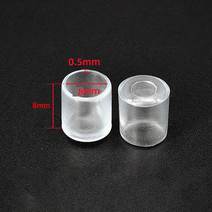 Transparent Silicone Furniture Leg Protectors - Round Chair & Table Foot Covers for Scratch Prevention