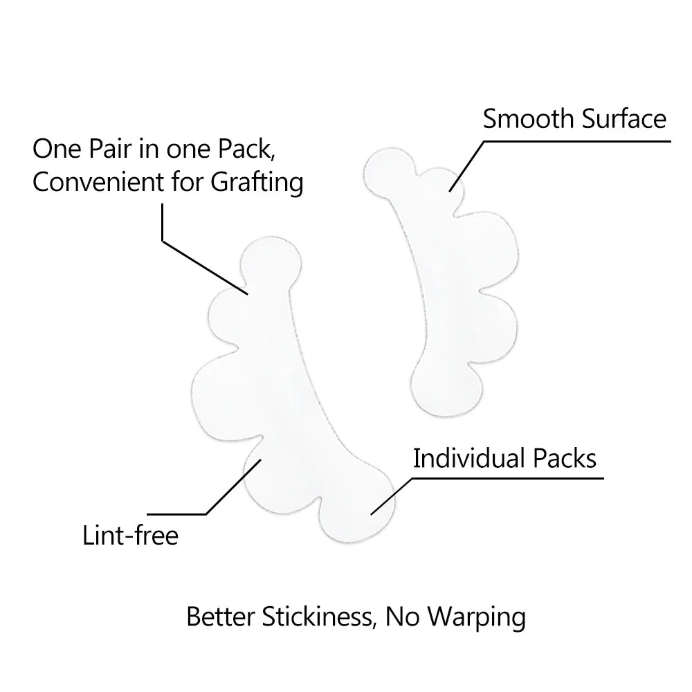20/50 Pairs Hydrogel Lash Extension Patches | Under Eye Stickers for Grafting & Makeup | Eyelash Extension Tools