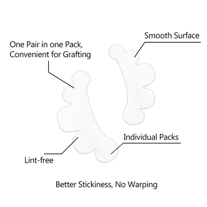 20/50 Pairs Hydrogel Lash Extension Patches | Under Eye Stickers for Grafting & Makeup | Eyelash Extension Tools