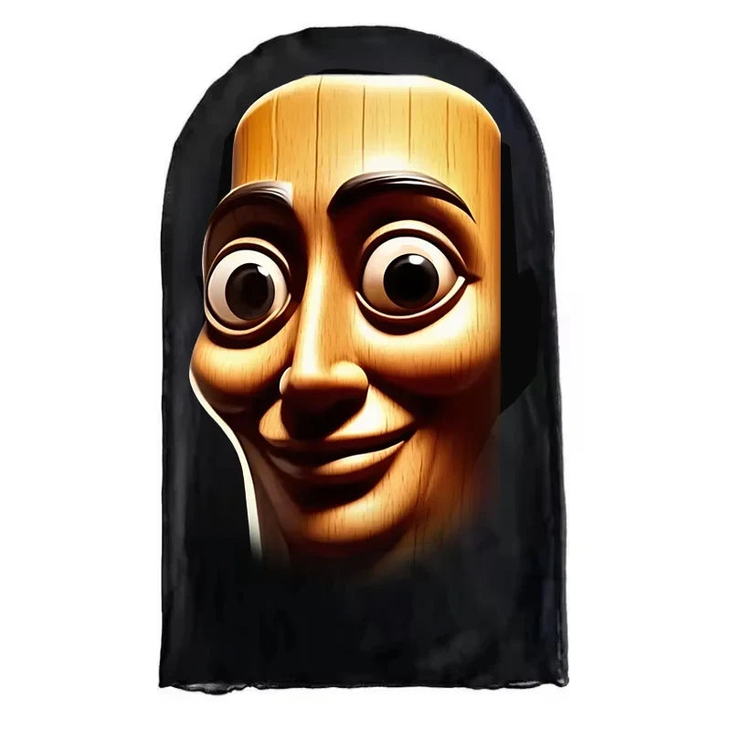 TungTungTung Sahur 3D Printed Full Face Mask - Mesh Cosplay Prop Funny Party Costume Accessory