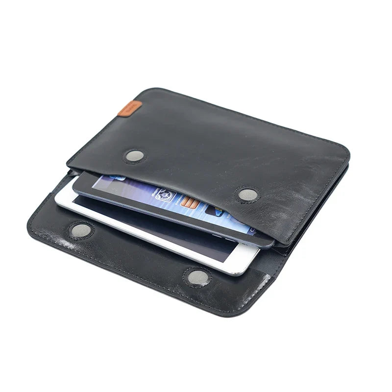 Double Layer Tablet Storage Bag - Soft Protective Sleeve Case for iPad Mini, Air & Pro 8.3/11/12.9/13 Inch