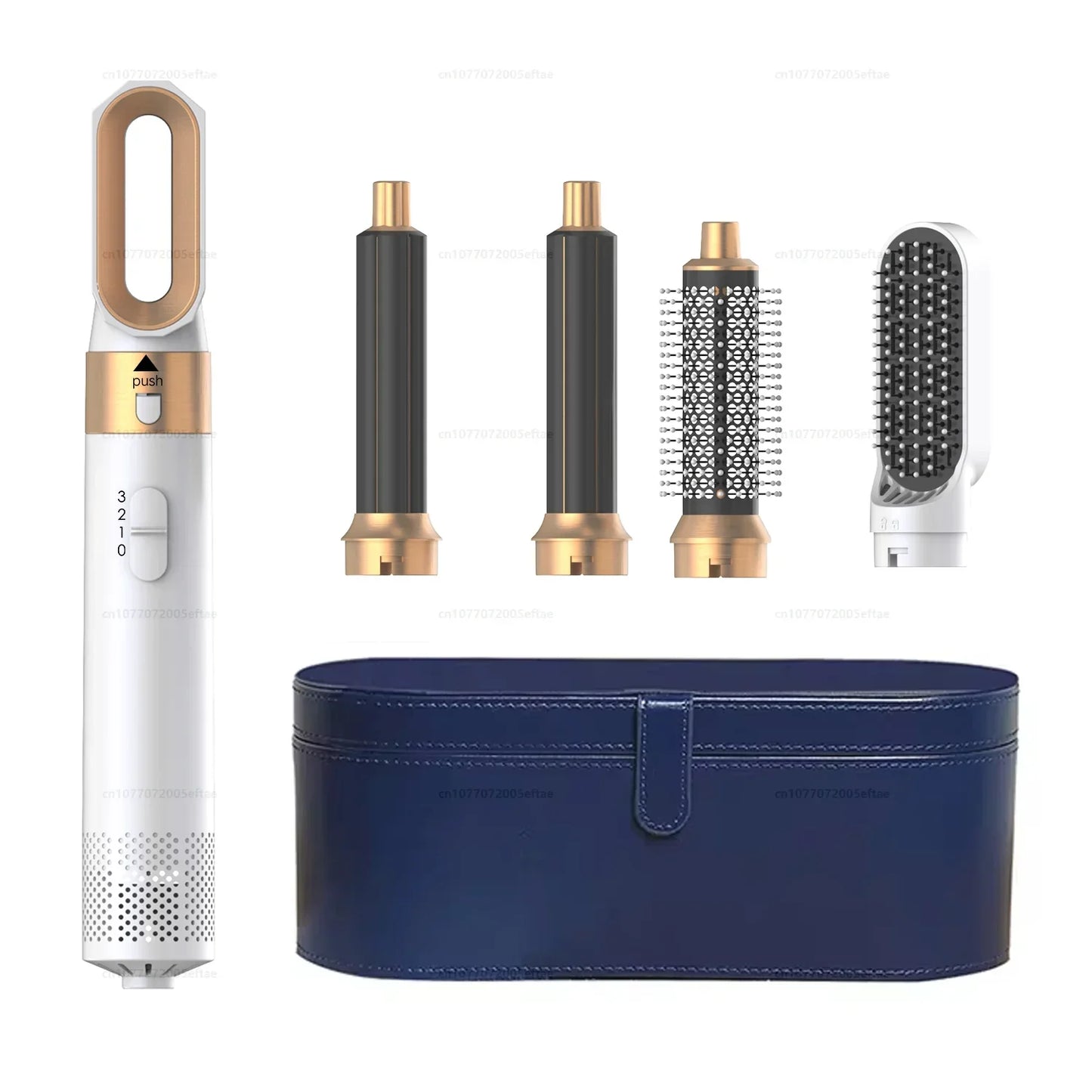 5-in-1 Hair Dryer Comb Set – Professional Hot Air Styler for Curling, Straightening & Volumizing Hair at Home
