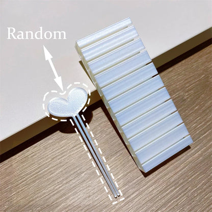 10 Slot Nail Transfer Foil Holder - 3D Printed Portable Organizer Box for Nail Art Sticker Storage & Display