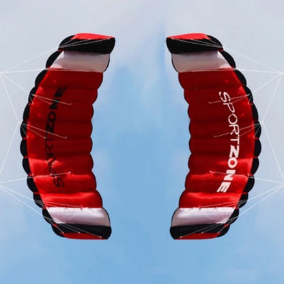 Beginner Dual Line Power Kite - Parafoil Parachute Stunt Kite for Adults and Kitesurf Sports