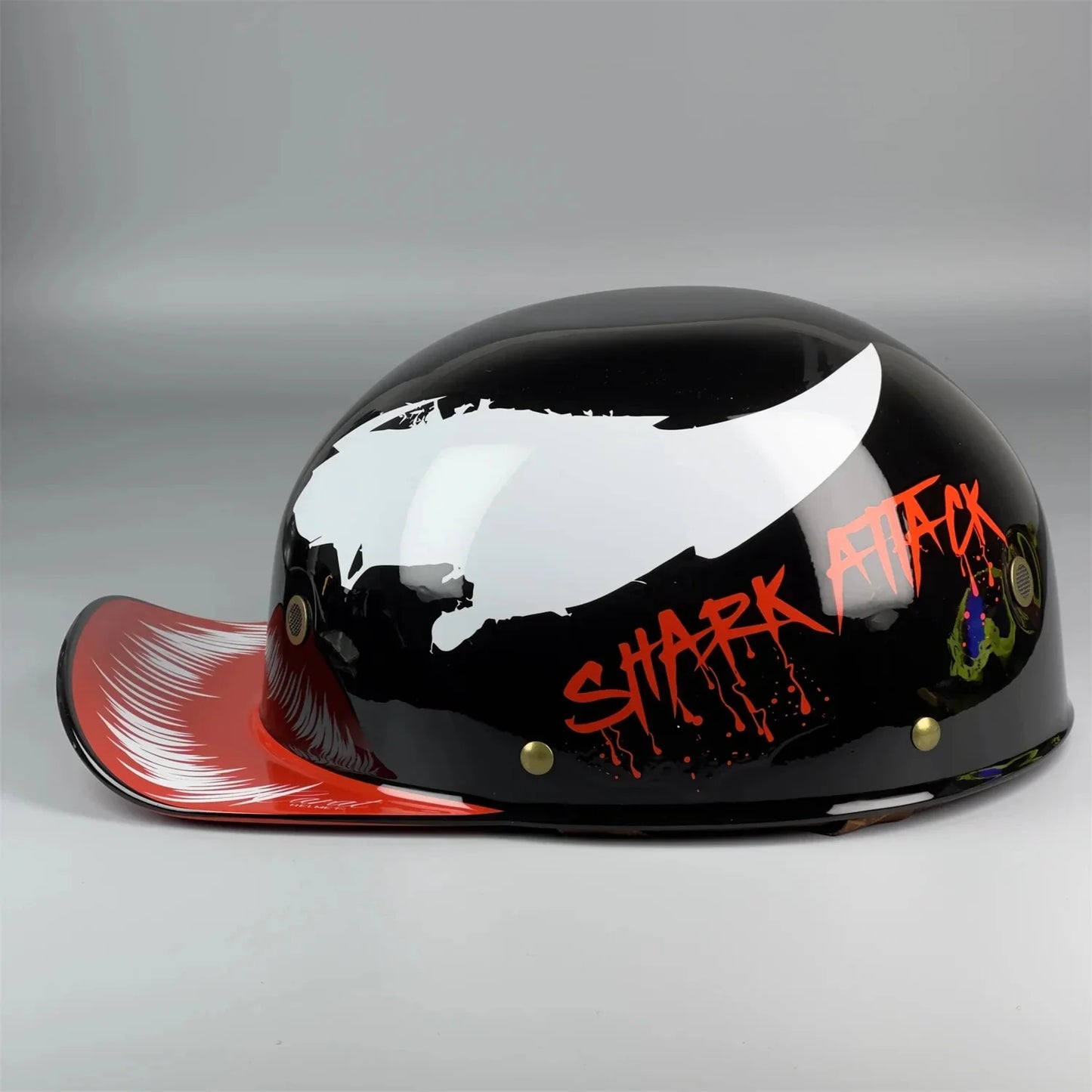 Retro Half Motorcycle Helmet – Universal Four Seasons Riding Helmet for Harley & Electric Vehicles